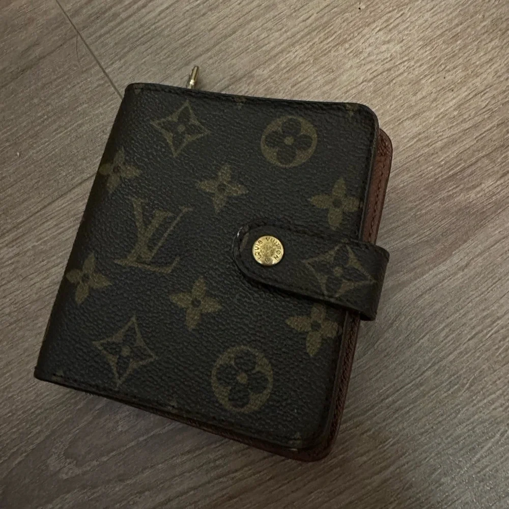 Louis Vuitton Brown and Gold Monogram Wallet